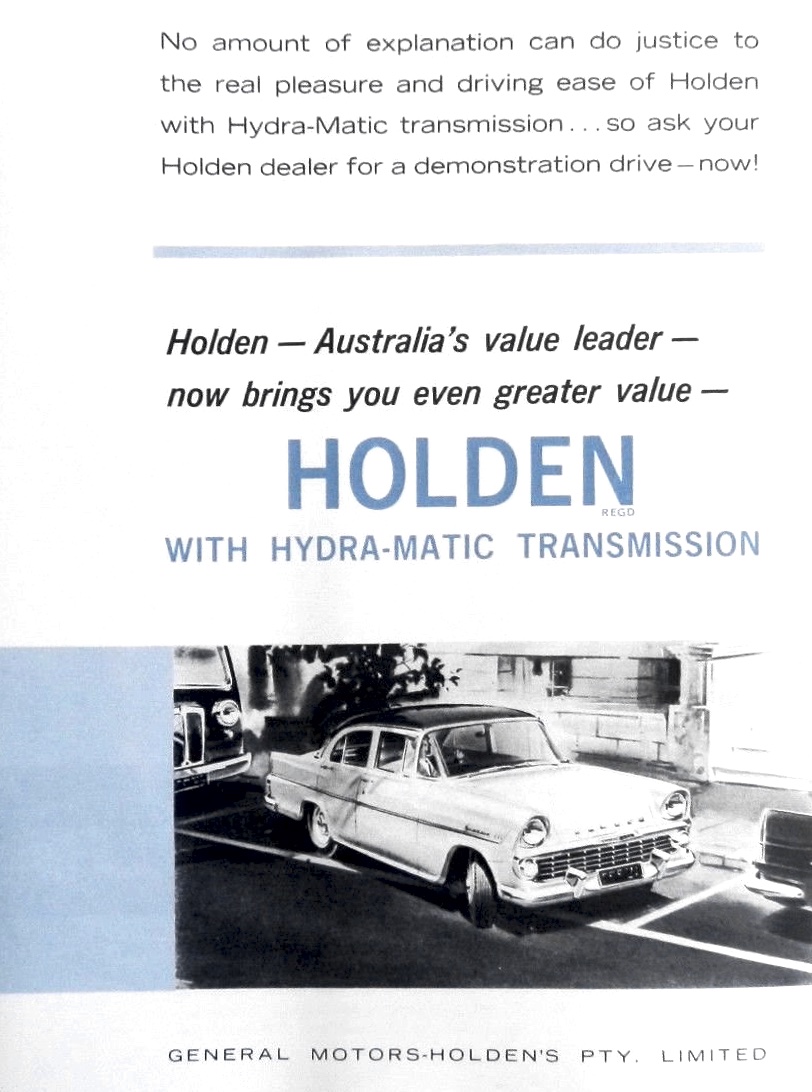 1961 Holden EK Hydra-Matic Brochure Page 5